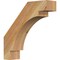 Ekena Millwork 4"W x 16"D x 16"H Merced Rough Sawn Knee Brace, Western Red Cedar BRC04X16X16MRC00RWR - alternate 1